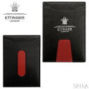 ETTINGER エッティンガー (25)ST169AJR パスケース 定期入れ カードケース STERLING RED ブラック レッド PASS CASE スターリングコレクション メンズ ギフト (CPT)