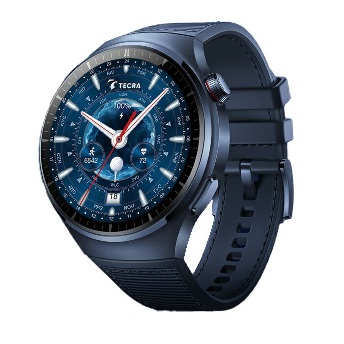 TECRA HUAWEI テクラ ファーウェイ WATCH 4 Pro スマートゴルフウォッチ GPS AiCADDY+ eSIM特典なしモデル 正規代理店 送料無料 高性能 スポーツ ゴルフ 日常 ビジネス カジュアル メンズ レディース 腕時計 ギフト 父の日