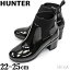 【新生活応援フェア】HUNTER ハンター レインブーツ (8) WFP1012NRG リファインド グロス ミッド ヒール ブーツ REFINED MID HEEL GLOSS レディース