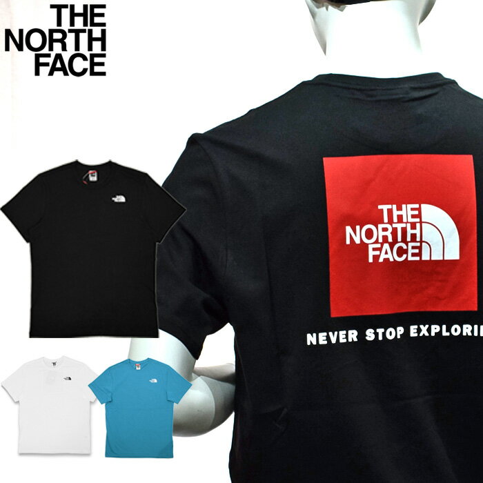 ノースフェイス Tシャツ 半袖 THE NORTH FACE Redbox Tee NF0A2TX2(T92TX2) (2)FN41(FN4) ホワイト (3)JK31(JK3) ブラック (94)M19(m191) ブルー メンズ ロゴ Tシャツ ネコポス配送 (NPS)
