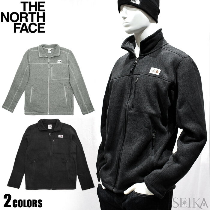 ノースフェイス フリースジャケット THE NORTH FACE NF0A3YR7 DYY グレー(14) KX7 ブラック(15) Men's GORDON LYONS FULL ZIP JACKET メンズ ザ・ノース・フェイス ニット ジャケット 裏ボア アウター 【商品入れ替え 在庫限りで終了！】