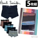 【5枚セット】ポールスミス ボクサーパンツ 5枚セット PAUL SMITH (12) m1a 914c e5pckl 47 TRUNK 5 PACK マルチカラー メンズ ボクサーブリーフ S M L アンダーウェア パンツ 下着