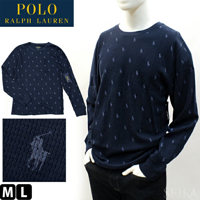ポロ ラルフローレン 長袖 カットソー PW26HF PW25HF サーマル ロンT Tシャツ POLO RALPH LAUREN ユニセックス メンズ レディース ベア 刺繍 ポロベア ポロプリント ワッフル コットンのサムネイル