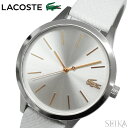 期間限定SALE BOXなし特価! ラコステ LACOSTE 2001089(211) 時計 腕時計 レディース ホワイト レザー