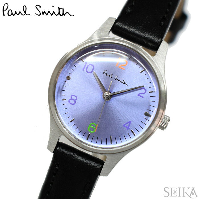 【無地BOX】ポールスミス PAUL SMITH The City Mini ザ シティミニ 時計 (95)BT2-611-90 腕時計 レディース パープル ブラック レザー