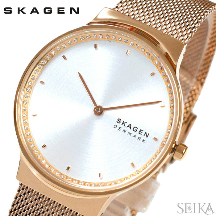 スカーゲン ビジネス腕時計 メンズ スカーゲン 時計 SKAGEN SKW3020 レディース 腕時計 FREJA ローズゴールド メッシュ