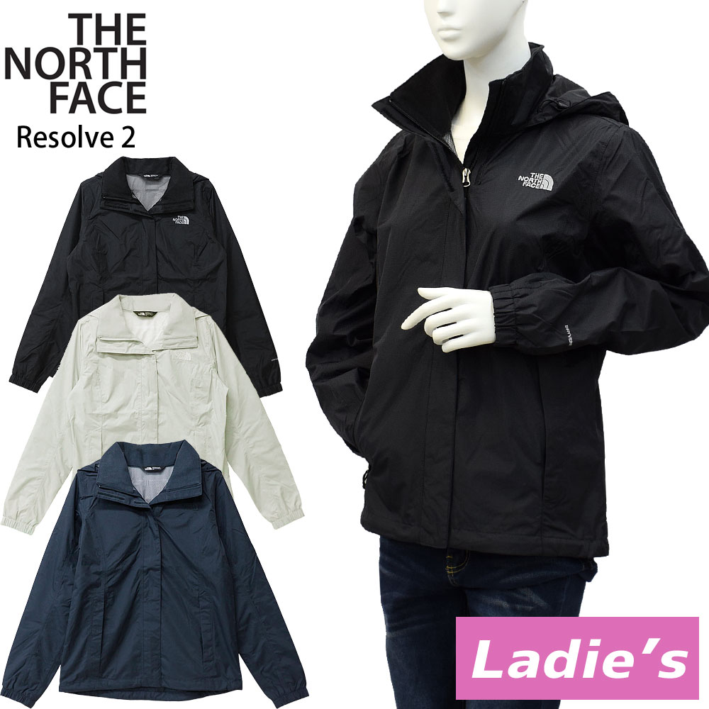 ノースフェイス THE NORTH FACE ジャケット 耐水 防風 レディース Resolve2 リゾルブ2 レインコート アウトドア 登山 スポーツ NF0A2VCU (JC)