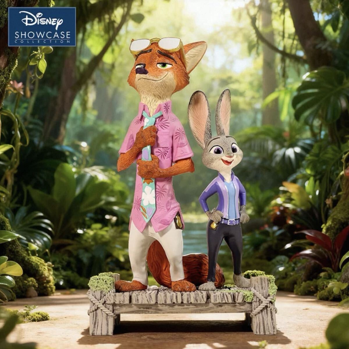 DisneyShowcase ズートピア2 ジュディポップス ニックワイルド スタチュー enesco ...