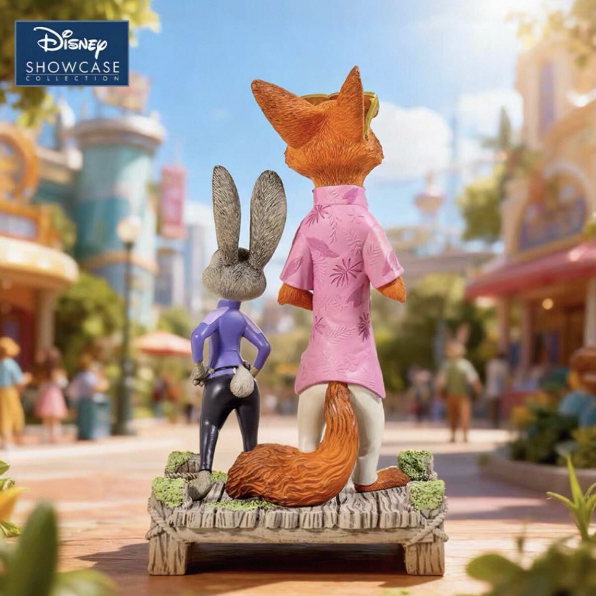 DisneyShowcase ズートピア2 ジュディポップス ニックワイルド スタチュー enesco ...