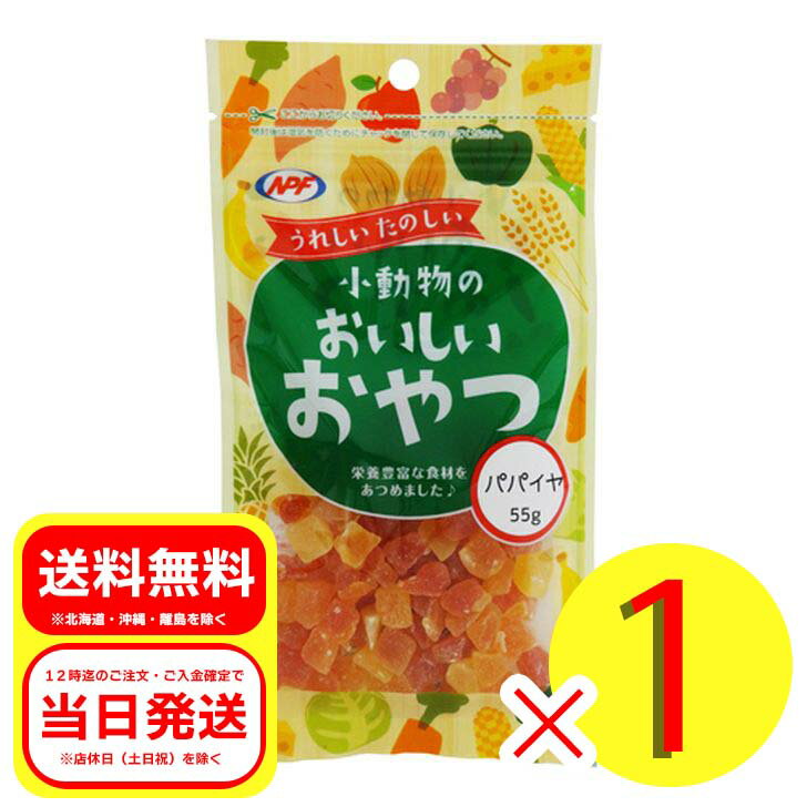 ナチュラルペットフーズ 小動物のおいしいおやつ パパイヤ 55g ハムスター ウサギ モルモット