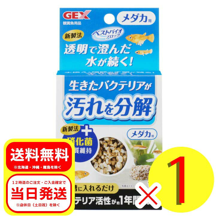 ジェックス ベストバイオブロック メダカ用 1コ入 観賞魚用品 GEX