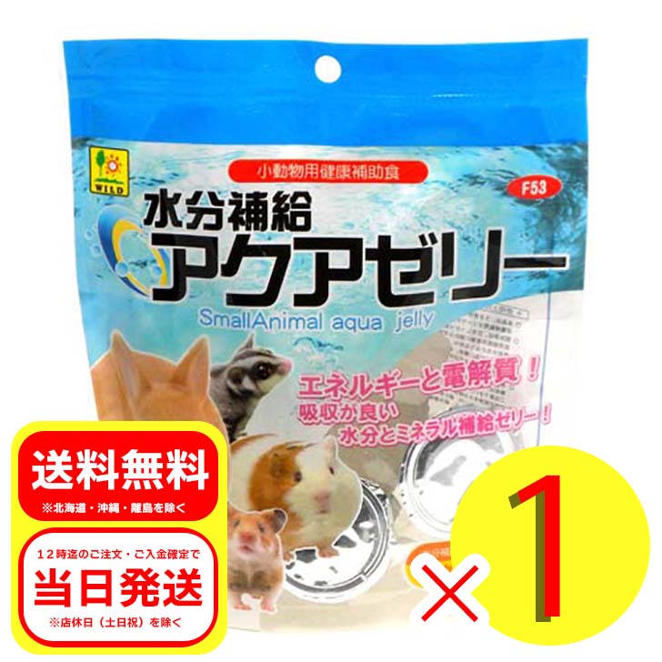 三晃商会 水分補給 アクアゼリー 16g×10個 小動物用健康補助食品 フード 栄養 ハスムター ウサギ モルモット モモンガ F53