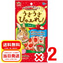 マルカン うさうさぴゅーれ りんご 10g×5本入り×2個セット 小動物のおやつ うさぎ ハムスター モルモット ML-187(4)