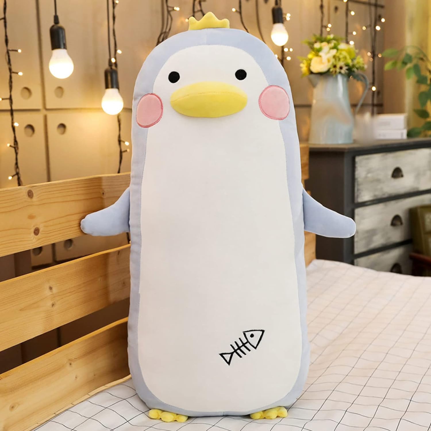 ペンギン 抱き枕 ペンギン ぬいぐるみ 特大 ペンギン 巨大 人形 クッションもこもこ 様式1 柔らかい ロング枕 洗える 低反発 添い寝枕