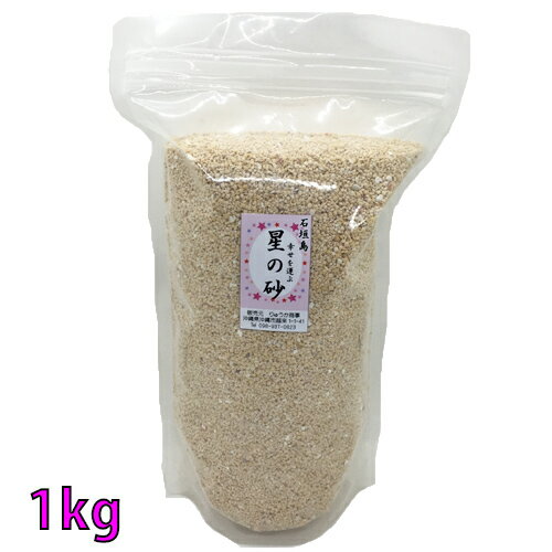 【送料無料】沖縄　石垣島　星の砂(星砂)　1kg　業務用のサムネイル