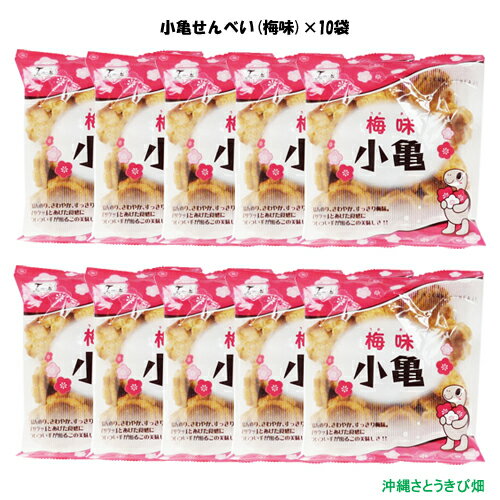 小亀せんべい梅味68g×10袋