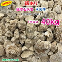 【送料無料】訳あり　琉球石灰岩　未洗浄　小粒タイプ　0.5cm〜7cm　40kg