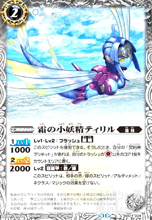 ����š����ξ������ƥ����(C)(BS71-034)