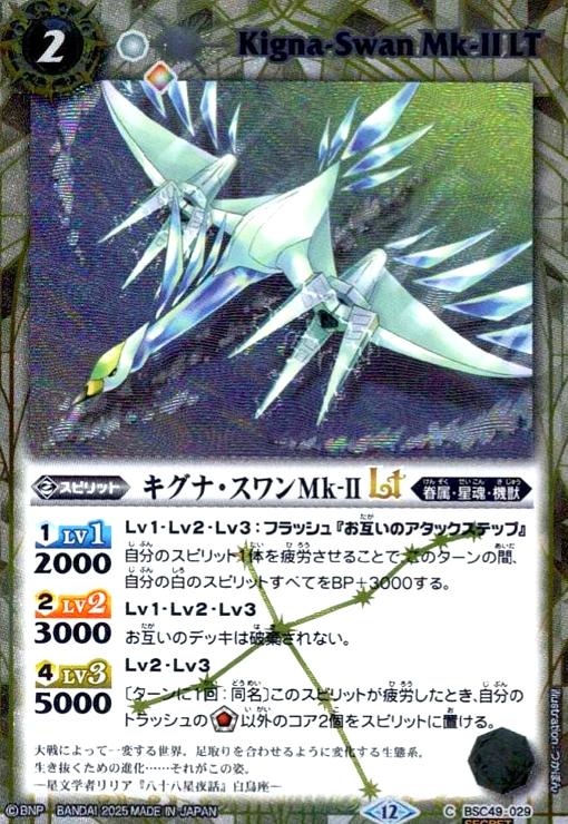 【中古】キグナ・スワンMk-IILT(C/SECRET)(BSC49-029)