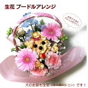 生花 プードル アレンジ 花 プレゼント 犬 動物 誕生日プレゼント 誕生日 記念日 プレゼント 花 結婚記念日 退職祝 結婚祝ピアノ発表会 開店祝 還暦祝 出...