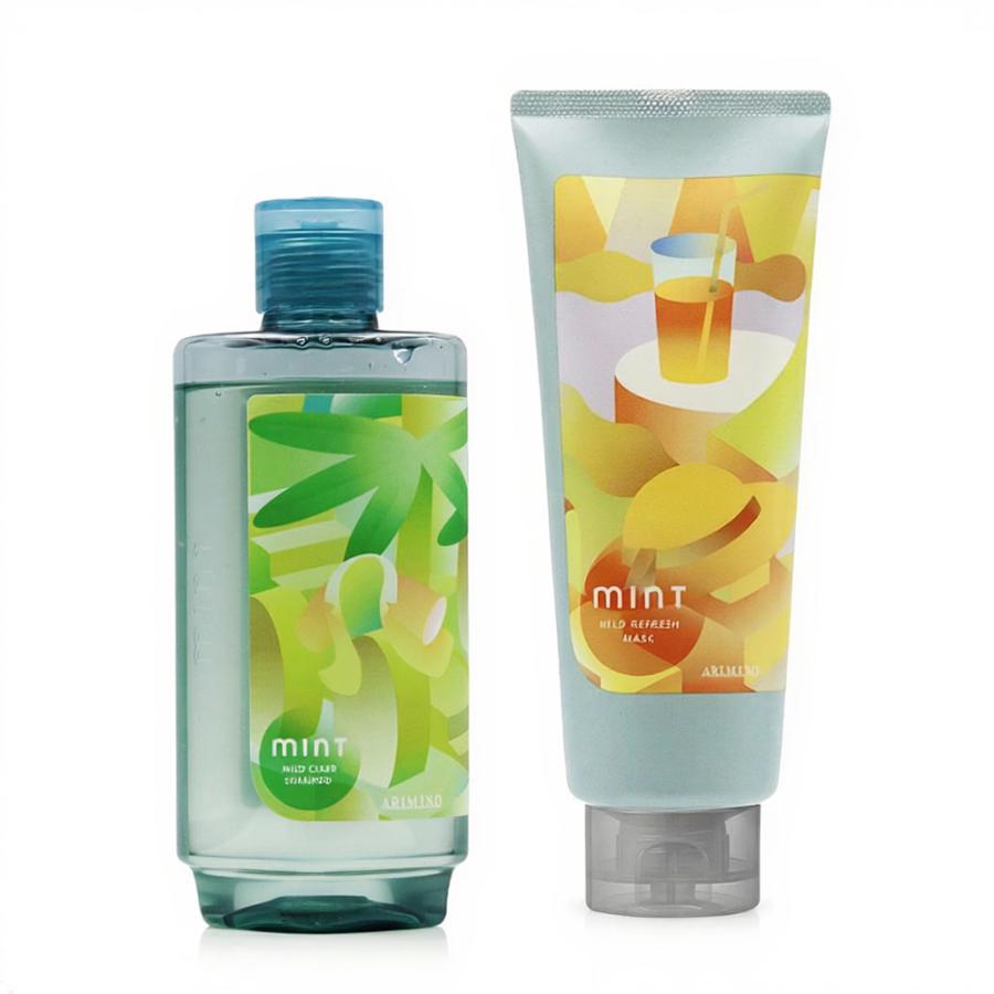 樂天商城 - ミント シャンプー 薬用マイルドクリア275ml〈医薬部外品〉＆ミント マスク マイルドリフレッシュ〈スカルプ・ヘアトリートメント〉 230g