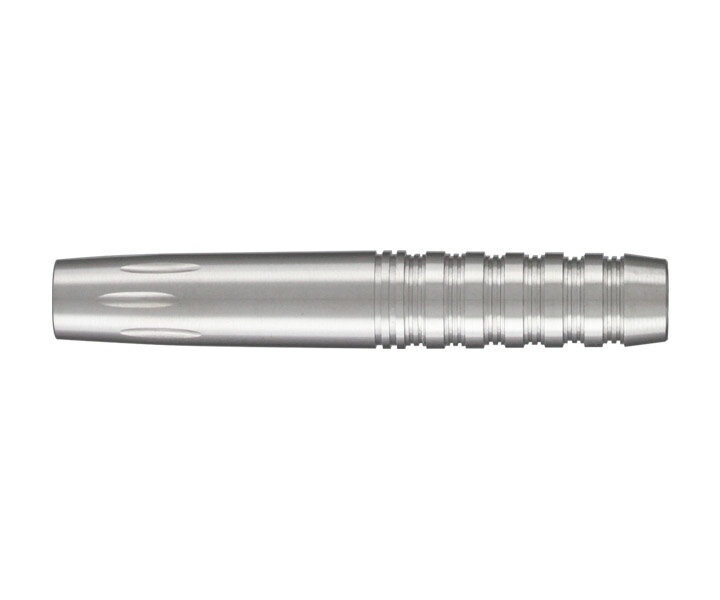 ■商品説明CANIS MAJER DARTS M45X羽良和弘使用モデル。見た目はストレートですが、グリップすると角度がついているのが、分かります。ストレートの良さと砲弾型の良さを両方兼ね揃えたバレルです。感覚広めのシングルリングカットの間に2段階の深さのセレーションリングを入れることにより深くグリップすることが出来ます。重心位置はやや後。安定感と直進性に優れています。材質：90%タングステン単体重量：17.0g全長：42.0mm最大径：6.8mm重心：ミッドリアタイプ：2BA