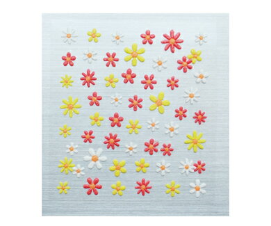 【メール便OK】【在庫限り】ダーツカスタムシール 花 PN-51