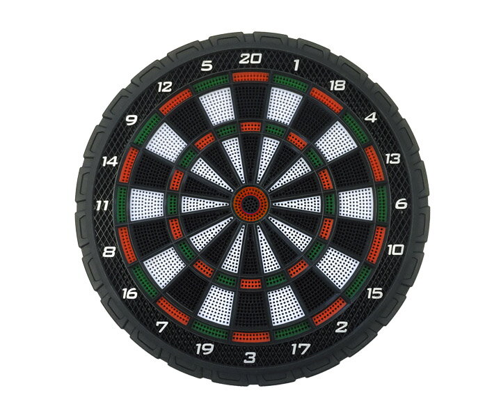 ■商品説明卓上ダーツボード「D.Craft DARTSBOARD EASY」直径約32cmのコンパクトなダーツボードで静音シート内蔵。壁面での使用で“掛けてヨシ！”専用のスタンドで“立ててヨシ！”インテリアにも最適なダーツボードが完成しました。 サイズ：9.5インチ本体サイズ：W317×H318.5×D20mm