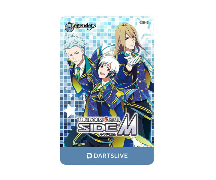 ■商品説明DARTSLIVE CARD THE IDOLM@STER SideMダーツライブ社が提供しているダーツマシン「DARTSLIVE」「DARTSLIVE2」「DARTSLIVE3」の専用ICカードです☆プレーヤーの成績を保存できちゃいますので1枚は必需品ですね！※「DARTSLIVE」「DARTSLIVE2」「DARTSLIVE3」のどれでも使用できます。「理由（ワケ）あって、ダーツ！」カードデザインは「DRAMATIC STARS」「Beit」「S.E.M」「Cafe Parade」 「Legenders」の5種類。それぞれに「DARTSLIVEテーマ(エフェクト付き)」と「LIVE EFFECT」を搭載し、 DARTSLIVE2、DARTSLIVE3のどちらでも演出を楽しめます。台紙付きで飾っても楽しめる、コレクションアイテムとしてもオススメの商品です！cBANDAI NAMCO Entertainment Inc.■商品仕様DARTSLIVEカード×1枚※DARTSLIVEテーマ（エフェクト付き）・LIVE EFEECT 入り■販売可能地域に関して本商品の販売可能地域は 日本/シンガポール/大韓民国/台湾/香港 となります。