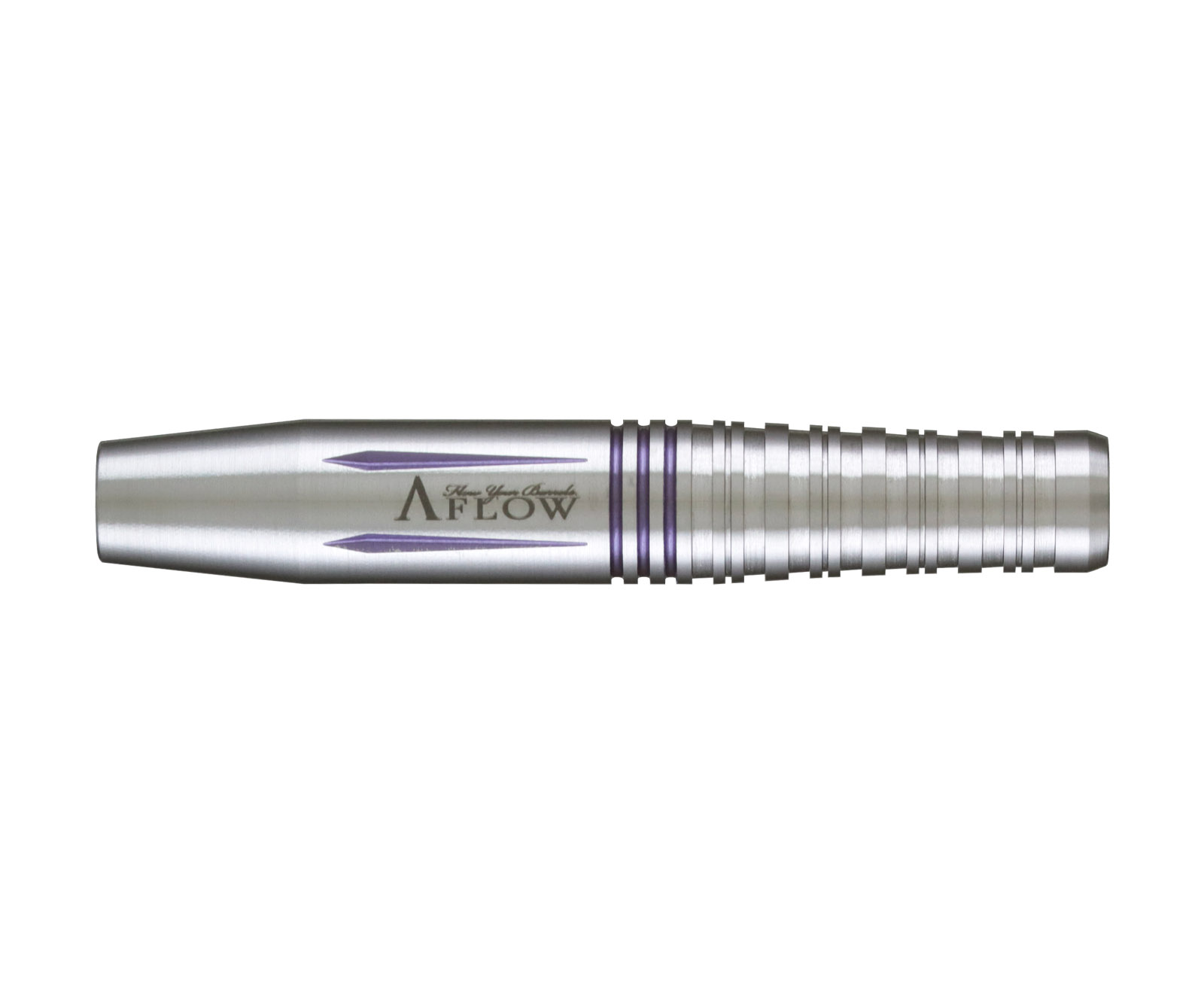 ■商品説明A-FLOW"LUNE2"ADACHI NATSUKI MODEL逆Rが施されたメイングリップエリアはダブルリングとリングの至高の組み合わせ。グリップからリリースの瞬間までを確実に導く。パープルのポイントコーティングで染めたフロントエリアの絞りとシンプルデザインは指先で余計な調整をしない為の拘りデザイン。■スペック材質：タングステン90%全長：45.0mm最大径：7.4mmバレル重量：19.5g規格：2BA■内容物バレル×3（1セット）フライト×3（1セット）シャフト×3（1セット）チップ×3（1セット）