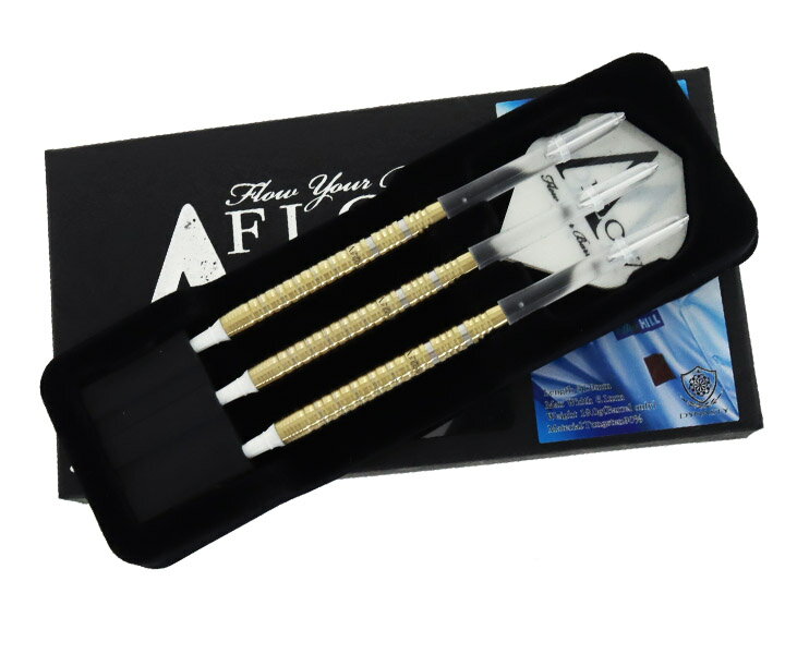 【メール便OK】【送料無料】ダーツ バレル【ダイナスティー】エーフロー ブラックライン エディ 【ゴールド】 ファウルクス昌司エドワードモデル 2BA