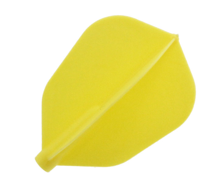 【メール便OK】ダーツ フライト【フィットフライト】スーパーシェイプ イエロー