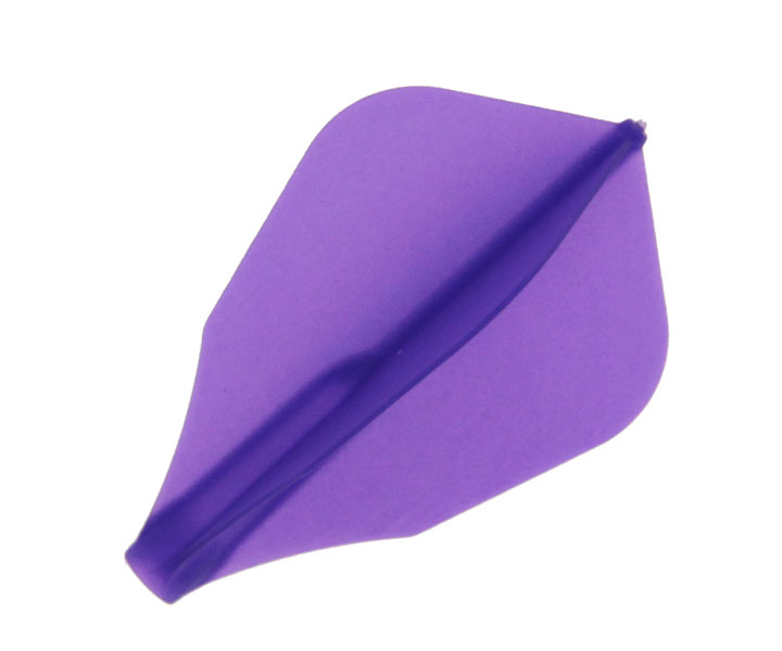 【メール便OK】ダーツ フライト【フィットフライト】Wシェイプ　パープル