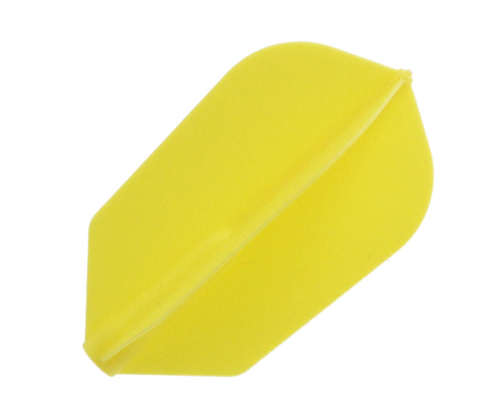 【メール便OK】ダーツ フライト【フィットフライト】スーパースリム イエロー