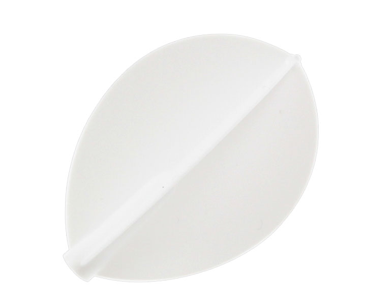 【メール便OK】ダーツ フライト【フィットフライト】ティアドロップ　ホワイト　3枚入り