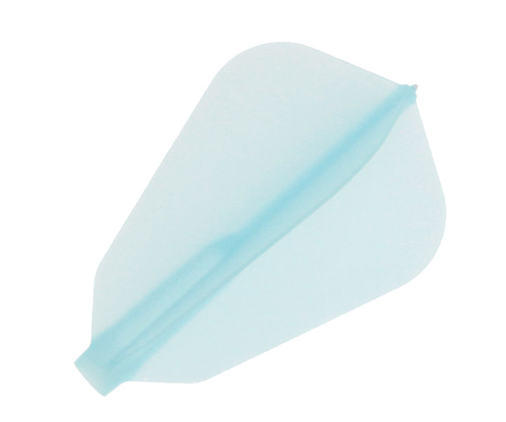 【メール便OK】ダーツ フライト【フィットフライト】Fシェイプ　ブルー　3枚入り