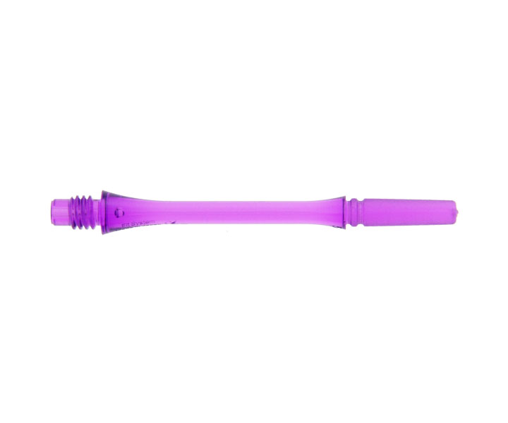 ■商品説明「Fit Shaft AIR」の特徴をそのままに、更に進化を遂げた「Fit Shaft GEAR」の誕生です！！全てを凌駕するその性能は、あらゆるニーズに対応！多彩なセッティングが実現可能に！■進化1：ねじ部分の強化！なんと約40%UP緻密な設計と強度が求められる、シャフトの根幹を支えるネジ。ネジ元から折れにくくする新技術「Fitジョイント」を採用することでサイズを変更すること無く、従来のFitシャフトのネジ部分より約40%強度UPを実現！■進化2：トップ部分の強化！なんと約30%UPフライトとシャフトを繋ぐFitシリーズの命とも言えるトップ部分。トップ部分から折れにくくする新技術「タフトップ」を採用することでサイズを変更すること無く、従来のFitシャフトのトップ部分より約30%強度UPを実現！■進化3：専用の強化PC樹脂で更にパワーアップ！シャフトは、かなり負荷が掛かるパーツ。材料に使用するプラスチック樹脂を、衝撃にたえうる剛材と柔軟性のバランスの取れた、Fit Shaft GEAR専用の強化プラスチック樹脂使用。■進化4：ロックとスピンの見分けが一目瞭然にタイプをより明確に見分けるため、トップ形状を変更。スピンタイプは従来通りのフルR形状。ロックタイプはフラット形状+トップのみ表面をマット仕上げ。これにより違いが一目瞭然になり、スペアパーツの管理がよりスムーズに！■進化5：種類豊富な全長8パターン種類豊富な善良8パターン設定により、多様なセッティングに対応。サイズ表記も分かりやすいナンバー制に一新！※ナンバー表記はサイズリストをご参照ください。■進化6：ニーズに答える3シリーズバライティー豊かな3シリーズ設定！より多彩なセッティングが行えます！【スペック】サイズ：1〜8全長（mm）：13.0(1)　18.0(2)　24.0(3)　28.5(4)　31.0(5)　35.0(6)　38.5(7)　42.5(8)機能：スピン、ロック、ハイブリッド材質：PC特殊仕様：フィットフライト専用カラー：クリアパープル クリアパープル 形状 サイズ ノーマルスピン &nbsp;1&nbsp; &nbsp;2&nbsp; &nbsp;3&nbsp; &nbsp;4&nbsp; &nbsp;5&nbsp; &nbsp;6&nbsp; &nbsp;7&nbsp; &nbsp;8&nbsp; ノーマルロック &nbsp;1&nbsp; &nbsp;2&nbsp; &nbsp;3&nbsp; &nbsp;4&nbsp; &nbsp;5&nbsp; &nbsp;6&nbsp; &nbsp;7&nbsp; &nbsp;8&nbsp; スリムスピン &nbsp;1&nbsp; &nbsp;2&nbsp; &nbsp;3&nbsp; &nbsp;4&nbsp; &nbsp;5&nbsp; &nbsp;6&nbsp; &nbsp;7&nbsp; &nbsp;8&nbsp; スリムロック &nbsp;1&nbsp; &nbsp;2&nbsp; &nbsp;3&nbsp; &nbsp;4&nbsp; &nbsp;5&nbsp; &nbsp;6&nbsp; &nbsp;7&nbsp; &nbsp;8&nbsp; ハイブリッドスピン &nbsp;1&nbsp; &nbsp;2&nbsp; &nbsp;3&nbsp; &nbsp;4&nbsp; &nbsp;5&nbsp; &nbsp;6&nbsp; &nbsp;7&nbsp; &nbsp;8&nbsp; ハイブリッドロック &nbsp;1&nbsp; &nbsp;2&nbsp; &nbsp;3&nbsp; &nbsp;4&nbsp; &nbsp;5&nbsp; &nbsp;6&nbsp; &nbsp;7&nbsp; &nbsp;8&nbsp;