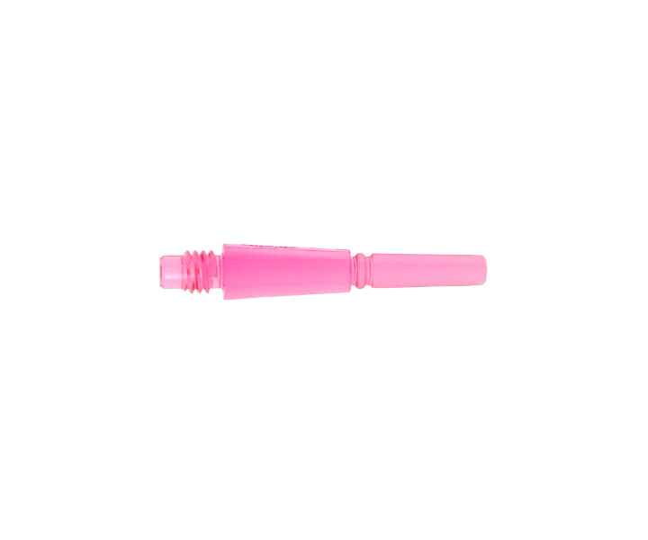 ■商品説明「Fit Shaft AIR」の特徴をそのままに、更に進化を遂げた「Fit Shaft GEAR」の誕生です！！全てを凌駕するその性能は、あらゆるニーズに対応！多彩なセッティングが実現可能に！■進化1：ねじ部分の強化！なんと約40%UP緻密な設計と強度が求められる、シャフトの根幹を支えるネジ。ネジ元から折れにくくする新技術「Fitジョイント」を採用することでサイズを変更すること無く、従来のFitシャフトのネジ部分より約40%強度UPを実現！■進化2：トップ部分の強化！なんと約30%UPフライトとシャフトを繋ぐFitシリーズの命とも言えるトップ部分。トップ部分から折れにくくする新技術「タフトップ」を採用することでサイズを変更すること無く、従来のFitシャフトのトップ部分より約30%強度UPを実現！■進化3：専用の強化PC樹脂で更にパワーアップ！シャフトは、かなり負荷が掛かるパーツ。材料に使用するプラスチック樹脂を、衝撃にたえうる剛材と柔軟性のバランスの取れた、Fit Shaft GEAR専用の強化プラスチック樹脂使用。■進化4：ロックとスピンの見分けが一目瞭然にタイプをより明確に見分けるため、トップ形状を変更。スピンタイプは従来通りのフルR形状。ロックタイプはフラット形状+トップのみ表面をマット仕上げ。これにより違いが一目瞭然になり、スペアパーツの管理がよりスムーズに！■進化5：種類豊富な全長8パターン種類豊富な善良8パターン設定により、多様なセッティングに対応。サイズ表記も分かりやすいナンバー制に一新！※ナンバー表記はサイズリストをご参照ください。■進化6：ニーズに答える3シリーズバライティー豊かな3シリーズ設定！より多彩なセッティングが行えます！【スペック】サイズ：1〜8全長（mm）：13.0(1)　18.0(2)　24.0(3)　28.5(4)　31.0(5)　35.0(6)　38.5(7)　42.5(8)機能：スピン、ロック、ハイブリッド材質：PC特殊仕様：フィットフライト専用カラー：クリアピンク
