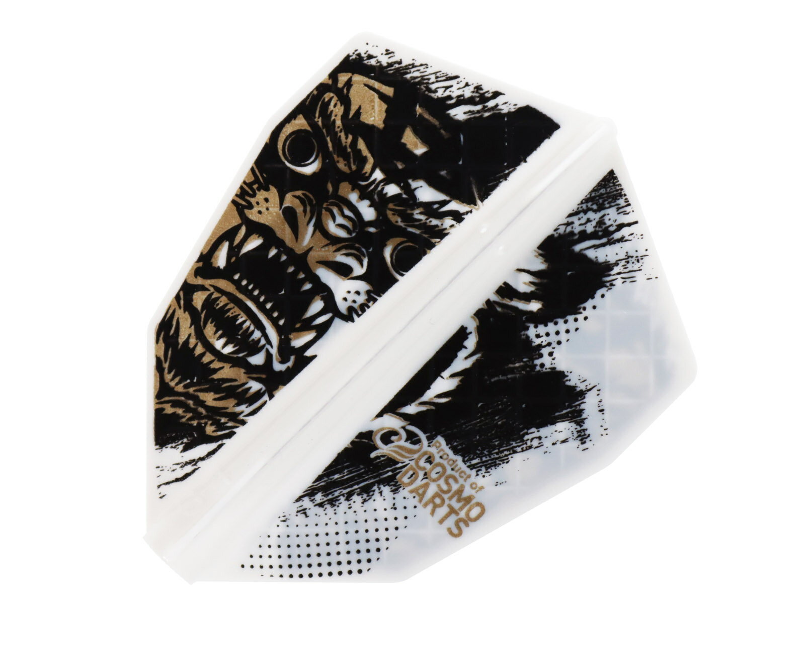 【メール便OK】ダーツ フライト【フィット】PRO ヘイズ・ロングモデル ver.4 S-4 ホワイト