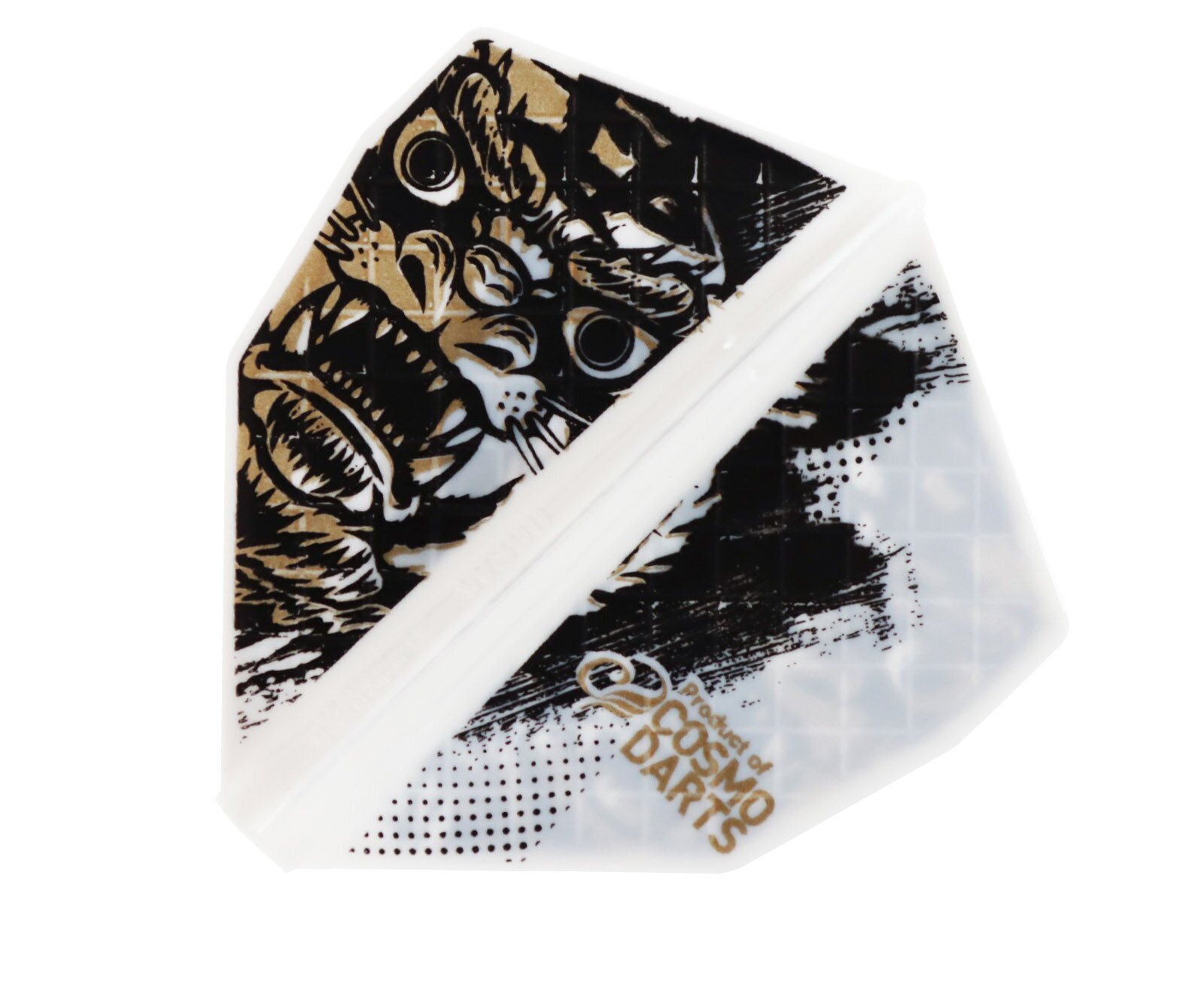 【メール便OK】ダーツ フライト【フィット】PRO ヘイズ・ロングモデル ver.4 S-6 ホワイト