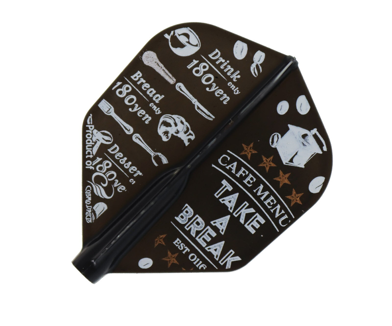 ■商品説明Fit Flight Air Rie Hoshino Model ver.7日本人プロプレイヤーとして絶大な人気を誇り、ダーツライブアンバサダーとしても活躍する、星野理恵選手のフライトが7回目の登場です！ゆったりとコーヒーを飲みな...