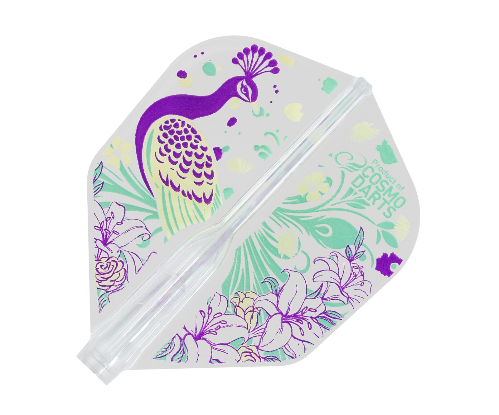 【メール便OK】ダーツ フライト【フィットフライトエアー】杉目優美子モデル シェイプ クリア