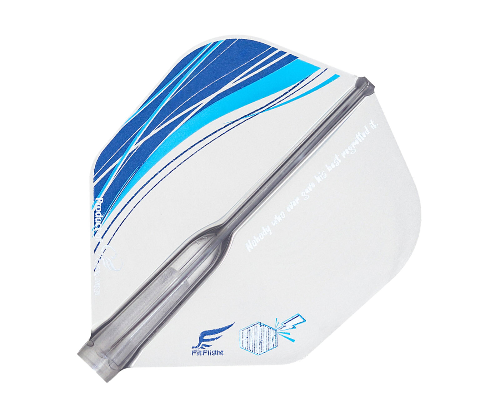 ■商品説明Fit Flight Air Ai Inagaki 2 Ai Inagaki Model稲垣亜衣選手の新たなコラボフライト第2弾。波の流れを思わせる、美しい流線型のデザイン。ブルーを基調とした、爽やかでスタイリッシュなフライトです。形状：シェイプ規格：フィットフライト1セット（3枚入り）Fit Flight専用シャフトにのみ装着できます。一般のシャフトには装着できませんのでご注意下さい。