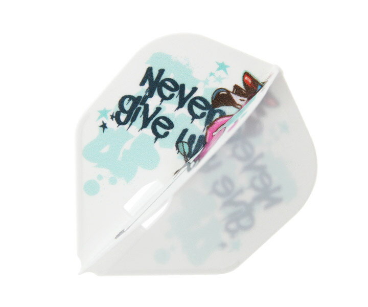 【メール便OK】ダーツ フライト【エルフライト】PRO ALC 松本嵐 ver.3 シェイプ ホワイト