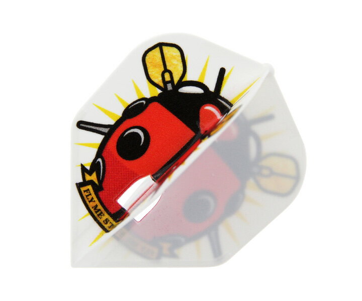 【メール便OK】ダーツ フライト【エルフライト】PRO 榎股慎吾モデル ver.1 シェイプ ホワイト