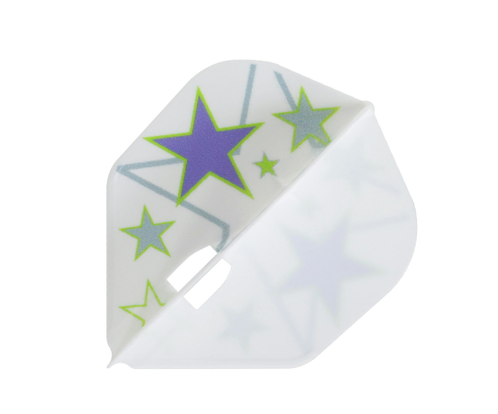 【メール便OK】ダーツ フライト【エルフライト】PRO ライアン・マレーモデル ver.1 シェイプ ホワイト