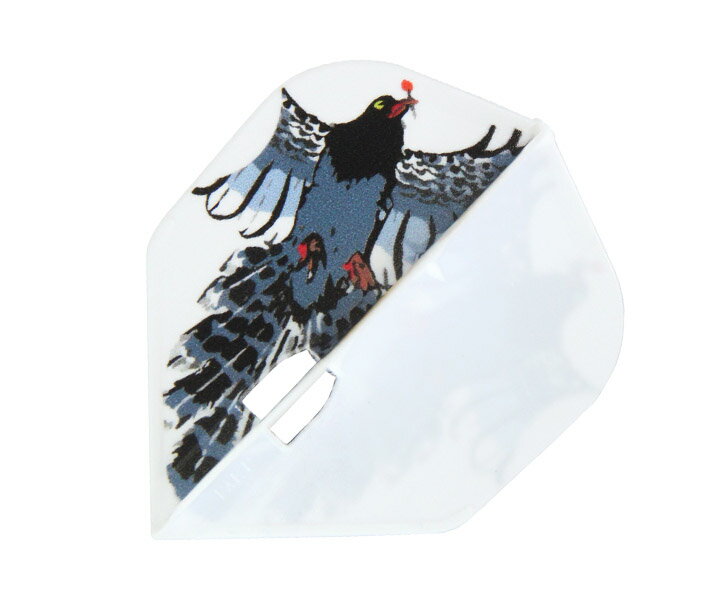 ■商品説明DYNASTY×L-Flight"Jie"■スペック規格：Lフライト形状：シェイプ個数：3枚（1セット）台湾で活躍するDYNASTYプレイヤー李冠傑（リー・クァンジェイ）モデル。チップの進入を許さない美しい流線形状のシャンパンリングに対応したLフライト。描かれたヤマムスメは台湾固有種の鳥であり。「台湾藍鵲」とも言います。自由という象徴でもあり。くちばしにダーツを咥えており、Jie選手自身はダーツで台湾を代表し、世界へ飛び立つという心意気も含まれてます。