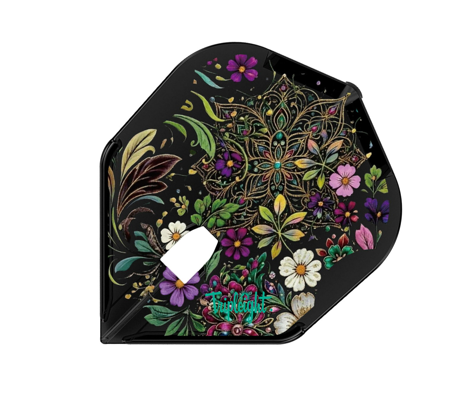 【メール便OK】ダーツ 【予約商品】フライト【エルフライト×ダイナスティー】PRO 熊谷幸花モデル Sachika Ver.1 シェイプ ブラック