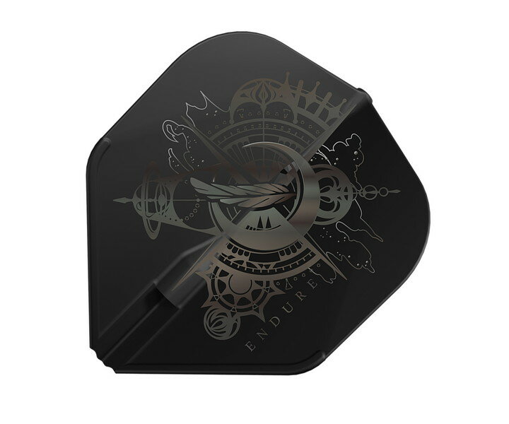 【メール便OK】ダーツ フライト【エルフライト】EZ 津村友弥モデル 2023チャンピオン スタンダード ブラック