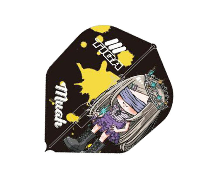 ■商品説明TIGA×L-Flight PRO Seina Nihonyanagi ModelTIGA プレイヤー二本柳星奈選手が大手フライトメーカー L-style との契約を記念して作成された特別モデルのフライトとダーツケースが登場。■スペック規格：Lフライト形状：シェイプ個数：3枚（1セット）※シャンパンリング対応ですが、別売りになります。【正確に90度を維持】中央の星型で常に90度を維持ダーツの安定した飛びをアシストします。【軽くて丈夫な一体型成型】今までに無い一体型成型フライト。とても軽くて丈夫で通常フライトよりも長くご愛用いただけます。【シャフトにスムーズ挿入】先端の特殊加工によりフライト挿入時のストレスがゼロに。【その他】後部のフライトガードが一体化。さらにフィルム加工がないため、フィルムのはがれによる無得点も防ぐことができます。シャフトとのロック部分には、フライトエルが開発した新型のロックシステム「シャンパンリング」を採用。シャンパンリングを採用することで、滑り込むようにダーツが入るため、グルーピング力がUP！